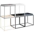 2dekans | tectake® - Bijzettafel - Kleine salontafel - creme, Ophalen of Verzenden, Zo goed als nieuw