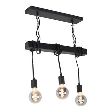 Industriële plafondlamp Kezban, zwart, langwerpig beschikbaar voor biedingen