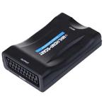 Video Converter - HDMI -> Scart- 1-weg - 1080p - Zwart, Audio, Tv en Foto, Audiokabels en Televisiekabels, Nieuw, Verzenden