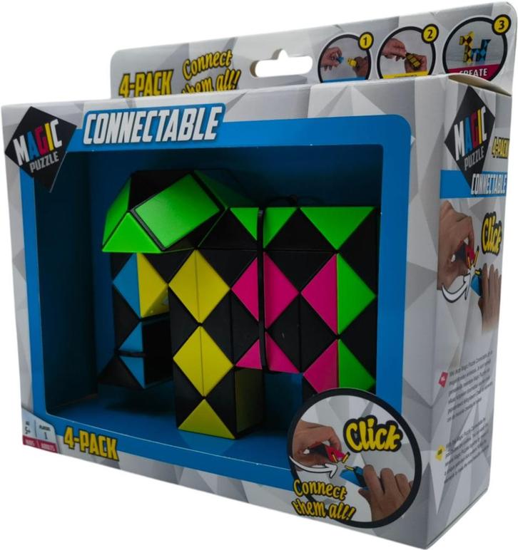 Magic Puzzle - Connectable 4 Pack | Clown Games - Puzzels, Hobby en Vrije tijd, Denksport en Puzzels, Nieuw, Verzenden
