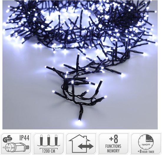 2dekans | Maxi Cluster Kerstverlichting - 800 led - 12m -, Diversen, Kerst, Zo goed als nieuw, Ophalen of Verzenden