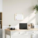 vidaXL Magnetisch whiteboard met massief grenenhouten frame, Verzenden, Nieuw in verpakking