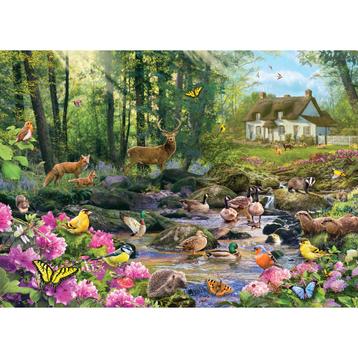 Gibsons Woodland Glade - 1000 Teile van €19,99 voor €13,99 beschikbaar voor biedingen