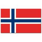 Gevelvlag/vlaggenmast vlag Noorwegen 90 x 150 cm - Noorweg.., Ophalen of Verzenden, Nieuw