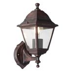 Klassieke buitenlamp roestkleurig, Esteban, IP44, Ophalen of Verzenden, Nieuw, Glas, Wandlamp