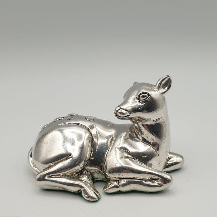 Bambi rivestito in argento - Figuur - Gehuld in zilver, Antiek en Kunst, Antiek | Goud en Zilver