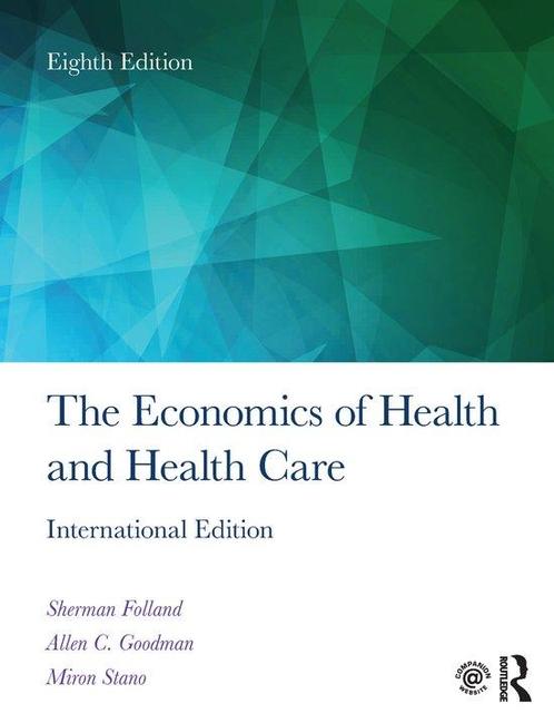 9781138208056 Economics Of Health  Health Care, Boeken, Gezondheid, Dieet en Voeding, Nieuw, Verzenden