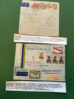 Envelop  (2) - Sowjetische Post Zeppelin SaarFahrt 1933 //, Postzegels en Munten, Postzegels | Europa | Duitsland, Gestempeld