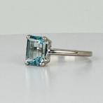 Ring - 18 karaat Witgoud - 1.40ct. tw. Aquamarijn - Gouden, Nieuw