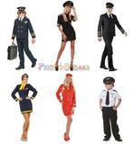 Pilotenpak Piloot kostuum Stewardess kleding Pilotenpet, Nieuw, Ophalen of Verzenden, Kostuum