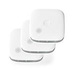 Set van 3 Slimme Rookmelders Wifi en App | Batterij Gevoed, Detector, Sensor of Melder, Verzenden, Nieuw, Rook