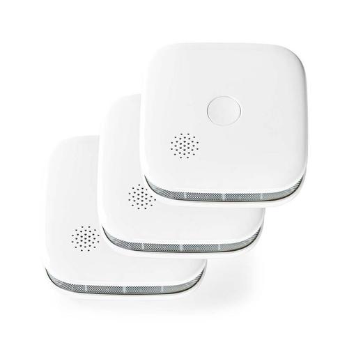 Set van 3 Slimme Rookmelders Wifi en App | Batterij Gevoed, Doe-het-zelf en Verbouw, Alarmsystemen, Detector, Sensor of Melder