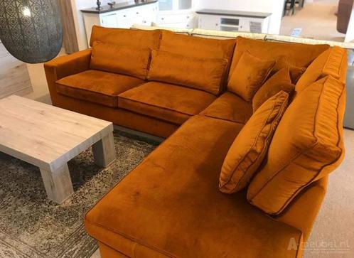 Oudenbosch Loungebank - hoekbanken - Goud, Huis en Inrichting, Banken | Sofa's en Chaises Longues, Nieuw, Stof
