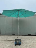Parasol - 270cm - rond - inox - met voet - nieuw (Parasols), Tuin en Terras, Verzenden, Nieuw