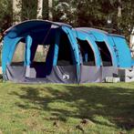vidaXL Tunneltent voor gezin 8-persoons waterdicht blauw, Verzenden, Nieuw, Tot en met 2