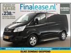 Ford Transit Custom 270 2.2 TDCI L1H1 Limited DC Cam €238pm, Zwart, Nieuw, Ford, Lease