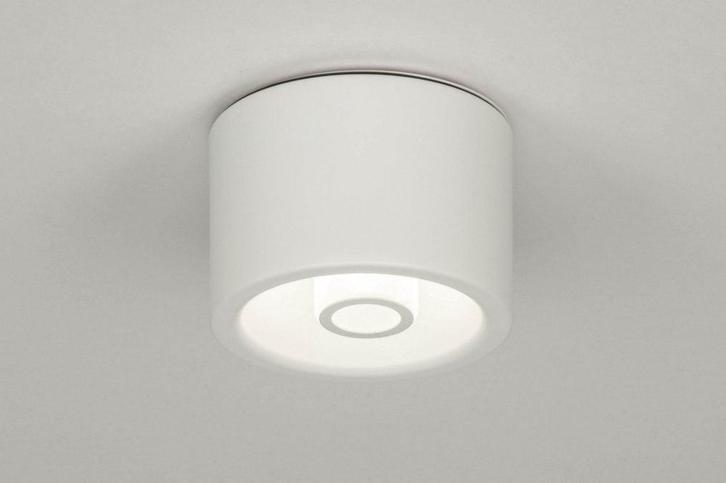 Rietveld Plafondlampen - Wit - Metaal, Huis en Inrichting, Lampen | Plafondlampen, Verzenden