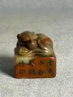 Twee zegels - Speksteen - China - Eind 20e eeuw