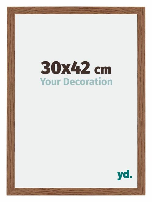 Fotolijst 30x42 cm - Eiken Rustiek - MDF - Mura, Huis en Inrichting, Woonaccessoires | Lijsten, Nieuw, Verzenden