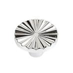 Meubelknop Fresno kunststof Zilver Set 5, Huis en Inrichting, Verzenden, Nieuw