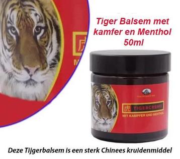 Tiger Balsem met kamfer en Menthol (50ml) beschikbaar voor biedingen