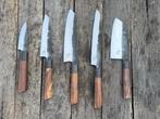 Keukenmes - Handgemaakte verzamelmessen set (5) Japans