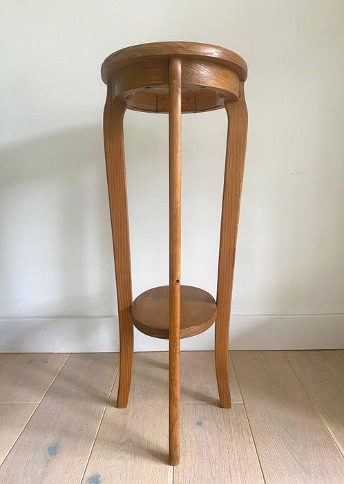 Plantentafel - Hout - Hoge ovale bijzettafel, Antiek en Kunst, Curiosa en Brocante