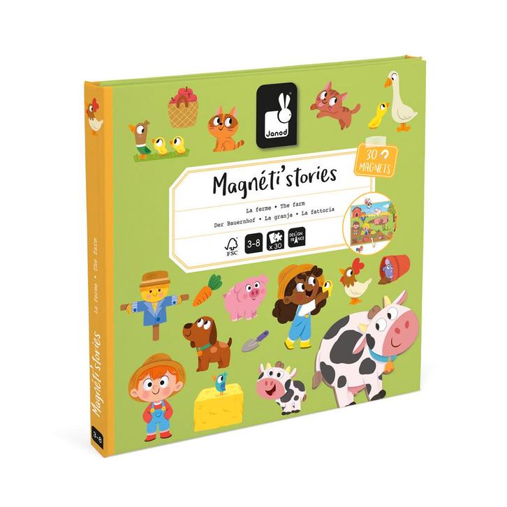 Janod magneetset boerderij - educat van €9,99 voor €7,99, Kinderen en Baby's, Speelgoed | Overig, Ophalen of Verzenden