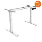 Los onderstel - Deluxe - Zit-Sta - Elektrisch - Wit, Huis en Inrichting, Bureaus, Ophalen of Verzenden, Nieuw, Bureau