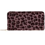 Portemonnee wildlifeprint grijs met vacht - 20x11cm NIEUW, Sieraden, Tassen en Uiterlijk, Portemonnees, Ophalen of Verzenden, Nieuw
