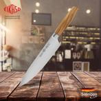 Eikaso Solingen Forged-Line Koksmes – 16cm – Olijfhouten, Ophalen of Verzenden, Nieuw, Hout, Los bestek