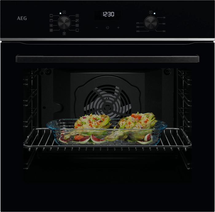 AEG TU5AB21FSB inbouw oven - zwart, Witgoed en Apparatuur, Ovens, Inbouw, Hete lucht, Nieuw, Oven met grill, 45 tot 60 cm, 45 tot 60 cm