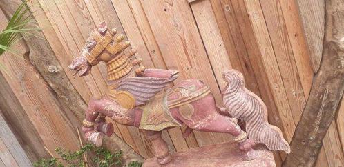 Houten wanghest - Hout - India - 20e eeuw, Antiek en Kunst, Kunst | Niet-Westerse kunst
