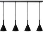 Lucide GIPSY - Hanglamp - 4xE27 - Hoogte verstelbaar - Zwart, Huis en Inrichting, Verzenden, Zo goed als nieuw