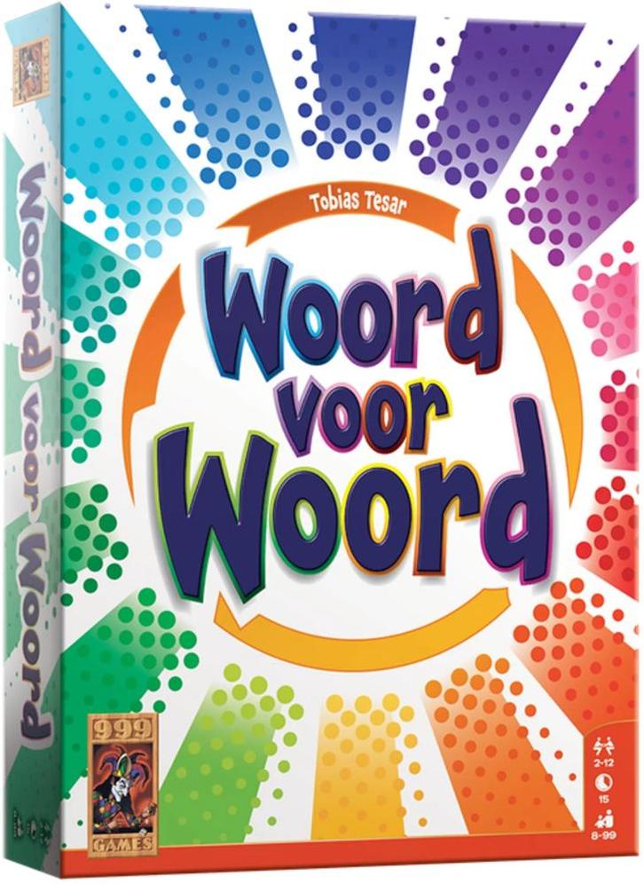Woord voor Woord - Kaartspel | 999 Games - Kaartspellen, Hobby en Vrije tijd, Gezelschapsspellen | Kaartspellen, Nieuw, Verzenden