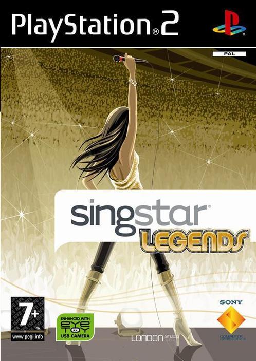 SingStar Legends PS2 Garantie & morgen in huis!, Spelcomputers en Games, Games | Sony PlayStation 2, Zo goed als nieuw, Muziek