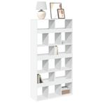 vidaXL Boekenkast 100x33x187,5 cm bewerkt hout wit, Verzenden, Nieuw, Overige houtsoorten