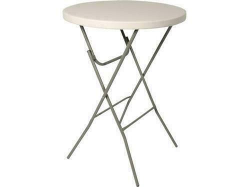 Lesli sta-tafel Ø 80 cm. Granietlook, Tuin en Terras, Tuinsets en Loungesets, Nieuw