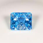 Blauw Topaas - 47.17 ct - nternational Colored Gemstone, Nieuw