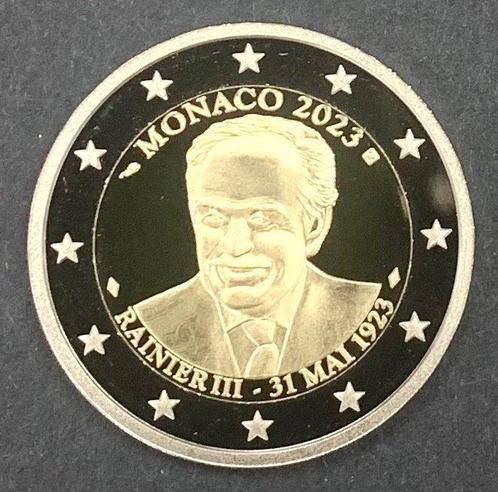 Monaco. 2 Euro 2023 Rainier III Proof (Zonder, Postzegels en Munten, Munten | Europa | Euromunten