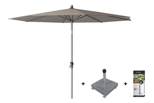 Eenzaamheid het ergste twee ≥ Platinum Riva parasol 3 m. rond - Premium - Havanna + voet + — Parasols —  Marktplaats