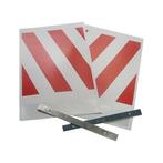 Laadklepvlaggen Rood/Wit Neutraal 225x300 mm - Set, Verzenden, Nieuw