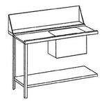 Bartscher Aanvoertafel links | Roestvrijstaal | 120x72x85 cm, Verzenden, Nieuw in verpakking