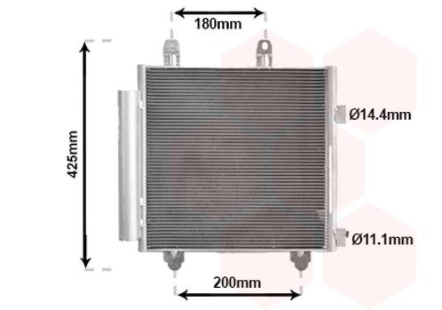 LUCHTCONDENSATOR VOOR TOYOTA AYGO 2014-2018 88450YV010, Auto-onderdelen, Airco en Verwarming, Nieuw, Ophalen of Verzenden