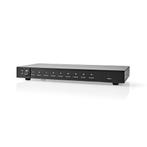 Nedis 8-Poorts HDMI splitter 8x HDMI Output 4K@30Hz 3.4, Audio, Tv en Foto, Videobewaking, Nieuw, Ophalen of Verzenden