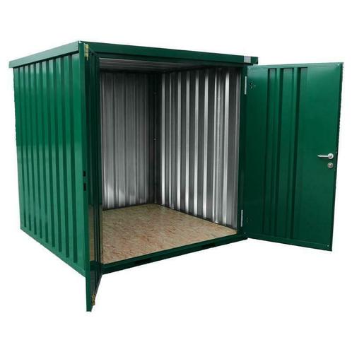 TE KOOP / 3 x 2 groene demontabele container / op=op / RAL, Doe-het-zelf en Verbouw, Gereedschap | Handgereedschap, Nieuw