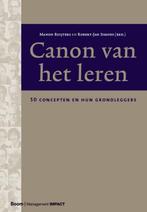 9789013102840 De canon van het leren | Tweedehands, Boeken, Verzenden, Zo goed als nieuw, Manon Ruijters