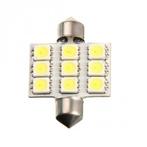 36mm 9 LED C5W SMD auto interieur dome lamp, Ophalen of Verzenden, Nieuw