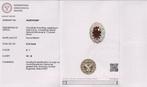 Ring - 14 karaat Witgoud - 2.73ct. tw. Robijn - Diamant -, Nieuw