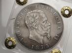 Italië, Koninkrijk Vittorio Emanuele II. 5 Lire 1875 Roma, Postzegels en Munten